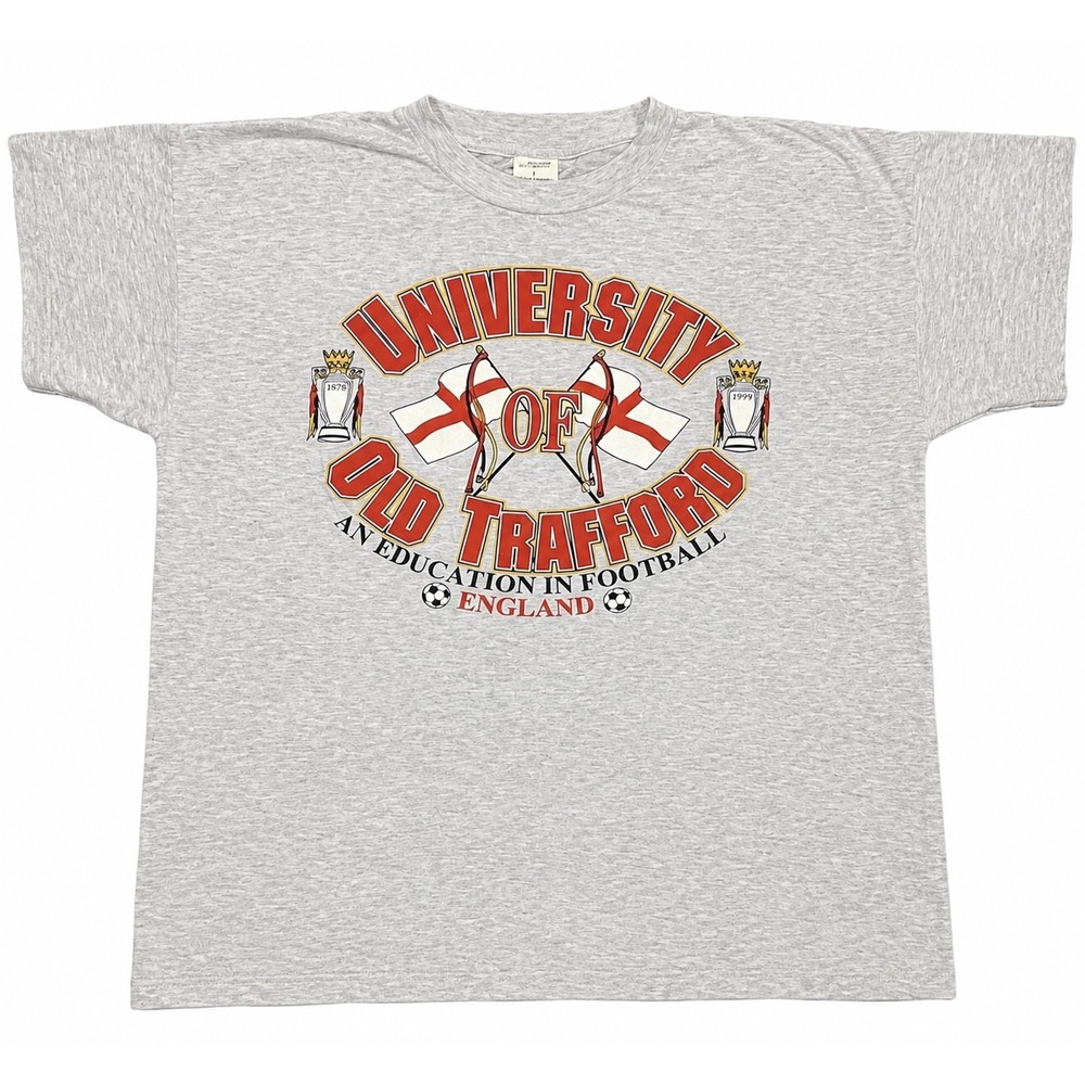 Vintage Manchester United University of Old Trafford Screen Stars T-Shirt Large
